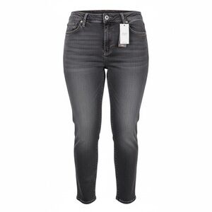 Judy Blue Women’s 16W Black Mid Rise Tummy Control Slim Fit Jeans –‎ NWT
